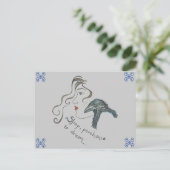 "To Dream" Postkarte (Stehend Vorderseite)