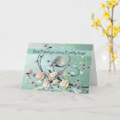 To Friend (Abschied von einer unheilbaren Freundin Karte (Gelbe Blume)