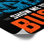 To Hell With Your Mountains Show Me Your Busch Hik Poster (Ecke)
