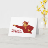 To infinity and bey karte (Gelbe Blume)