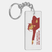 To infinity and bey schlüsselanhänger (Vorderseite links)