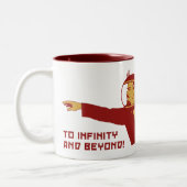 To infinity and bey zweifarbige tasse (Links)