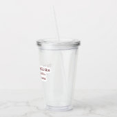 To Love Is to Will the Good of Another Clear Cup Acryltrinkbecher (Links)