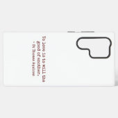 To Love Is to Will the Good of Another S22 Case Samsung Galaxy Hülle (Rückseite (Horizontal))