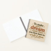 To Make Your Dream Come True Notizblock (Innenseite)