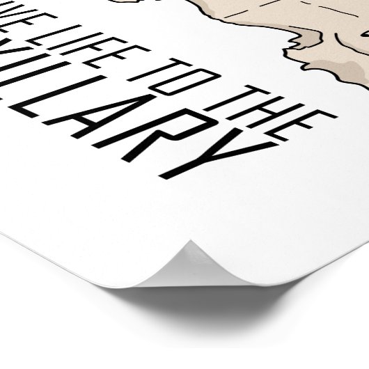 "To Maxillary"-Poster Poster (Ecke)