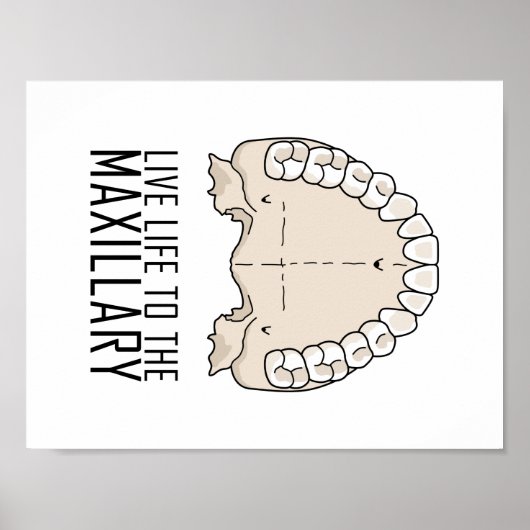 "To Maxillary"-Poster Poster (Vorne)