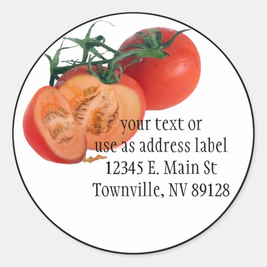 To - Melon (seltsames Obst) Runder Aufkleber (Vorderseite)