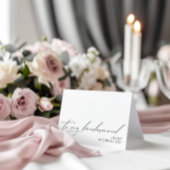 "To my Bridesmaid on my Wedday"-Nachrichtenkarte Dankeskarte