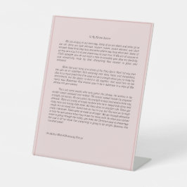 To My Fellow Sisters - Pink Sockelschild