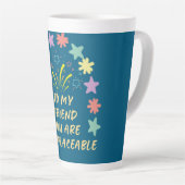 to My Friend You Are Irreplaceable Milchtasse (Rechte Ecke)