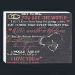 To my Husband Canvas Decor Holzkisten Schild<br><div class="desc">The poster is printed on canvas which is one of best material for poster. It is waterproof, moisture proof and high tensile strength.The poster has rich printing color and fine texture. Creative Ohrfeigen for relative and friends, suitable for birthdays, weddings, thanksgiving, Christmas and other holidays Can be directly: very hung...</div>