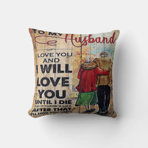 To My Husband Design   Love Letter To Him   Kissen