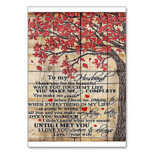 To My Husband Funny Quotes To Husband Gift Tischnummer