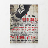 To my Husband Gift | Lovely Husband Letter Dreifach Gefaltete Ankündigung (Cover)