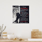 To My Husband Letter | Cute Present To My Husband| Poster (Küche)