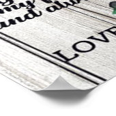To My Husband Present | Cute Quotes Gift | Poster (Ecke)