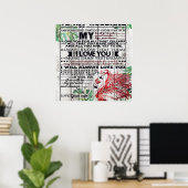 To My Husband Present | Cute Quotes Gift | Poster (Heimbüro)