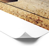 To My Love My Husband | Cute Quotes Gift | Poster (Ecke)