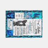 to my mom blanket from Son,mothers blanket Fleecedecke (Vorderseite (Horizontal))