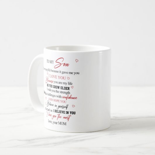 To my son kaffeetasse (Vorderseite Links)