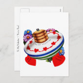 To My Valentine ~ You're Tops! Feiertagspostkarte (Vorne/Hinten)