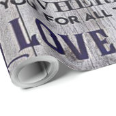 To my Wife Love Canvas Geschenkpapier (Rolleneckpunkt)