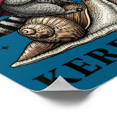 To Off Cause Kerfuffle Raccoon Meme Poster (Ecke)