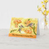 To Sister (Goodbye From Terminally ill Sibling) Karte (Gelbe Blume)