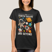 To Sophomore And Beyond Astronaut Funny Back To Sc T-Shirt (Vorderseite)