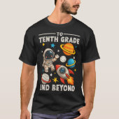 To Sophomore And Beyond Astronaut Funny Back To Sc T-Shirt (Vorderseite)