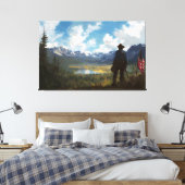 To Stand and Behold  Leinwanddruck (Insitu (Schlafzimmer))