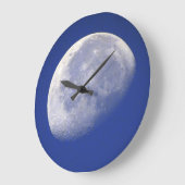 To the MOON and Back Große Wanduhr (Winkel)