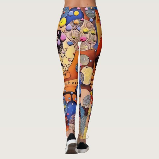 To the moon and back Leggings (Rückseite)