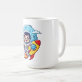 To the moon kaffeetasse (VorderseiteRechts)