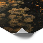 To The Moon - Trading Astronaut, Forex, Crypto  Poster (Ecke)