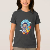 To the moon Tri-Blend shirt (Vorderseite)