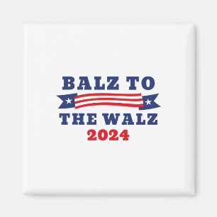To The Walz 2024 Kamala Harris Tim Waltz Wahl Magnet