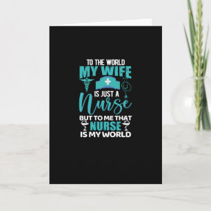 To the world my wife is just a nurse- nurse karte