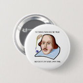 to-thine-own-self-be-true-but button (Vorne & Hinten)