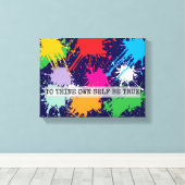 To Thine Own Self Be True Leinwanddruck (Insitu (Holzboden))