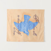 To Thine Own Self Be True Tapestry Wandteppich (Vorderseite (Horizontal))