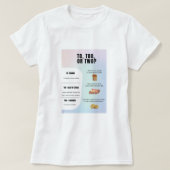 To, Too, Two Grammar T-Shirt (Design vorne)