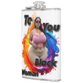 To You Black Woman Flachmann (Links)