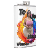To You Black Woman Flachmann (Rechts)