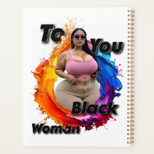 To You Black Woman Planer (Rückseite)
