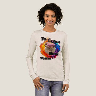 To You Black Woman Tri-Blend Shirt