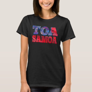 Toa Samoa oder samoanische Flagge oder Rugby T-Shirt