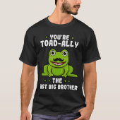 Toad Alad der beste große Bruder Frog Toad Big Bro T-Shirt (Vorderseite)