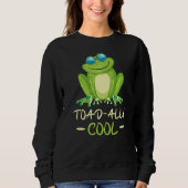 Toad ally cool frog   sweatshirt (Vorderseite)